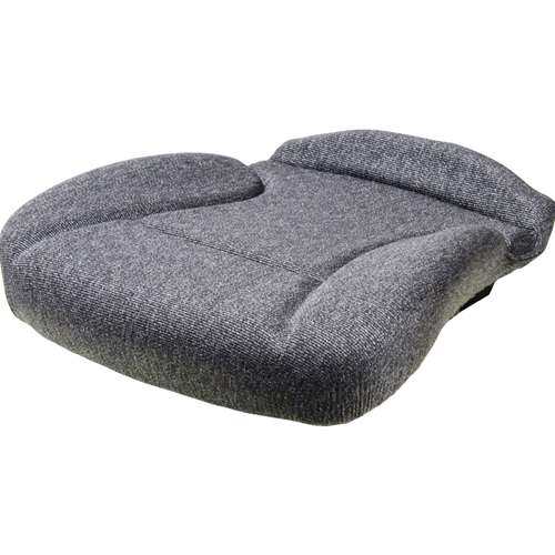 KM 1000/1003 Seat Cushion - New Style | Gray Fabric Tractor Seat