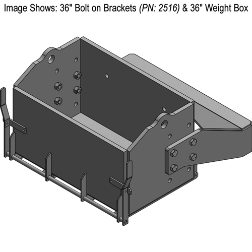 John Deere 8R/8RT Heavy-Duty Weight Box, Rock Box