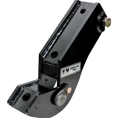 K&M Mfg Standard Mount Bracket & Shank Holder for John Deere Implements | N184123 | Black