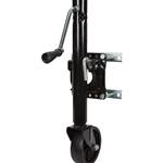 Ironton Bolt-On Sidewind Marine Swivel Jack - 1000 Lb & Black