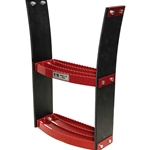 KM Universal 2-Step Bolt-On Flex Step - Red