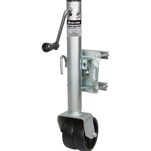 Ultra-Tow Bolt-On Sidewind Marine Swivel Jack - 1500 Lb & Chrome