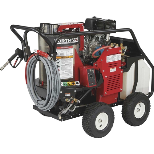 NorthStar Hot Water Pressure Washer with Wet Steam - 3.5 GPM & 3500 PSI Honda Engine