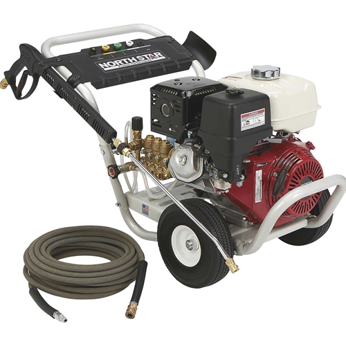 NorthStar Gas Cold Water Pressure Washer - 4200 PSI, 3.5 GPM, Honda Engine & Aircraft-Grade Aluminum Frame