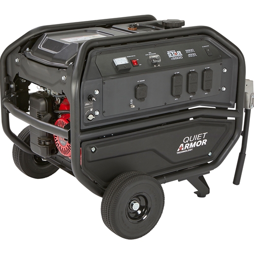 NorthStar c5500 Commercial-Grade Portable Generator - Recoil Start, 5500 Surge Watts & 4500 Rated Watts