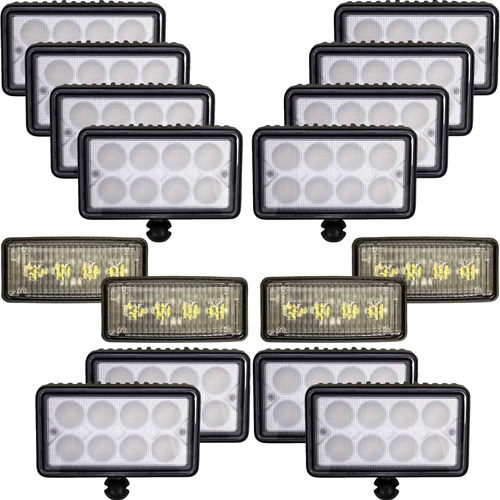 Complete John Deere 8000(T)-8010(T) Late Series LED Light Kit