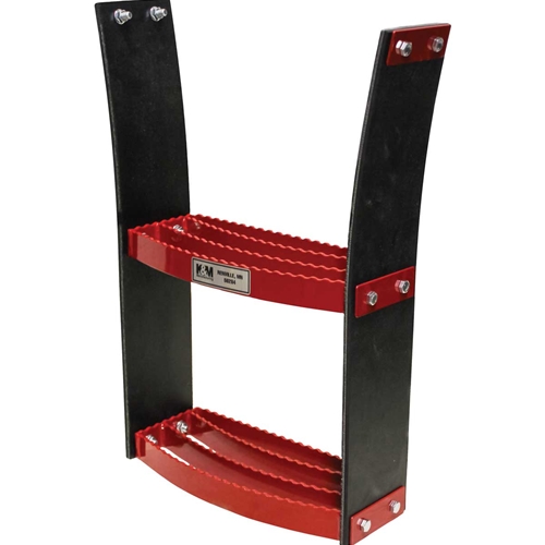 KM Universal 2-Step Bolt-On Flex Step - Red