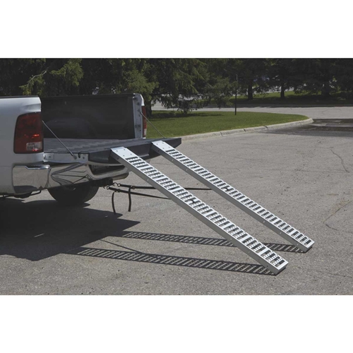 Ironton Non-Folding Steel Loading Ramp Set - 1000-Lb Total Capacity