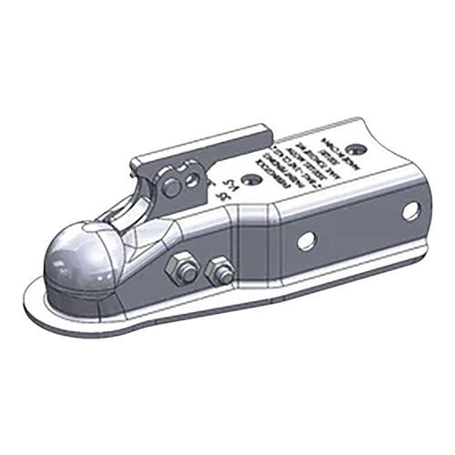 Ultra-Tow XTP Auto-Locking A-Frame Trailer Coupler - 3500 Lb Capacity, Fits 2" Ball & 3"W Channel