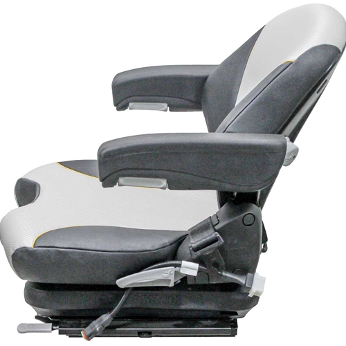 GRAY SEAT CUSHION KIT SUSPENSION SEAT, LASTEC, JACOBSEN, EXMARK, HUSTLER #OT