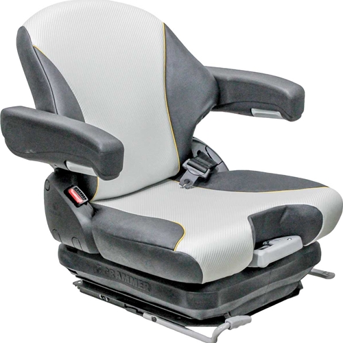 GRAY SEAT CUSHION KIT SUSPENSION SEAT, LASTEC, JACOBSEN, EXMARK, HUSTLER #OT